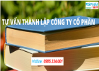 DỊCH VỤ TƯ VẤN THÀNH LẬP CÔNG TY CỔ PHẦN